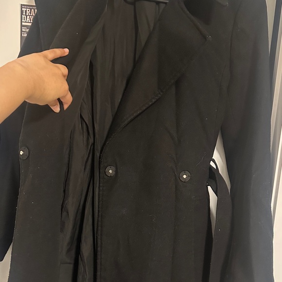 H&M Black Trench Coat for Women - Picture 6 of 10